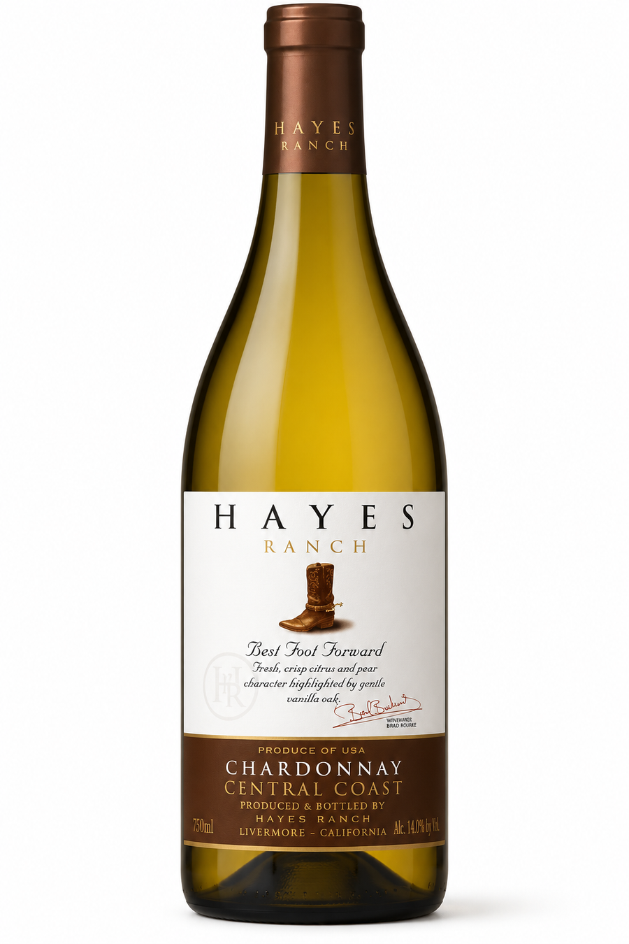 Hayes Ranch Chardonnay Best Foot Forward California 750 ML