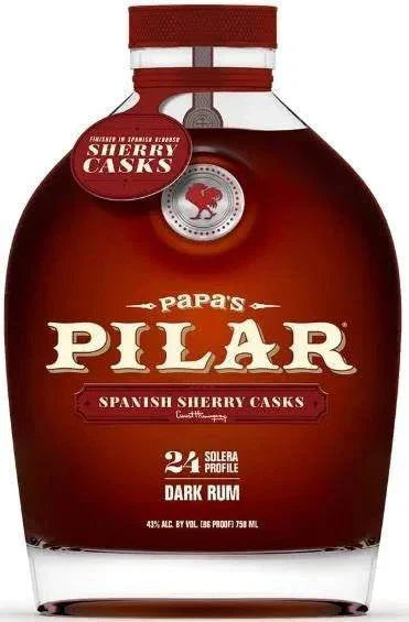 Papas Pilar Dark Rum 24 Solera Profile Spanish Sherry Casks Limited Edition 86 750 ML