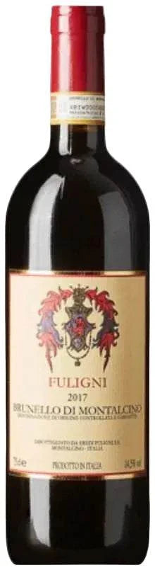Fuligni Brunello Di Montalcino 2020 bottle showcasing classic Italian red wine from Tuscany with rich fruit and earthy notes