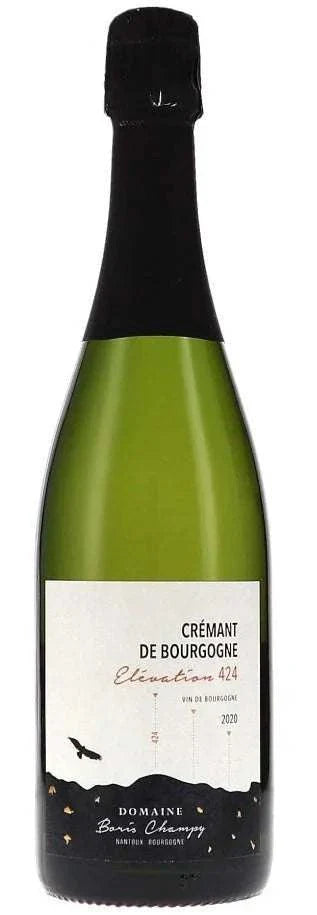 Domaine Boris Champy Cremant de Bourgogne Elevation 2021 sparkling wine bottle with elegant design and vibrant bubbles