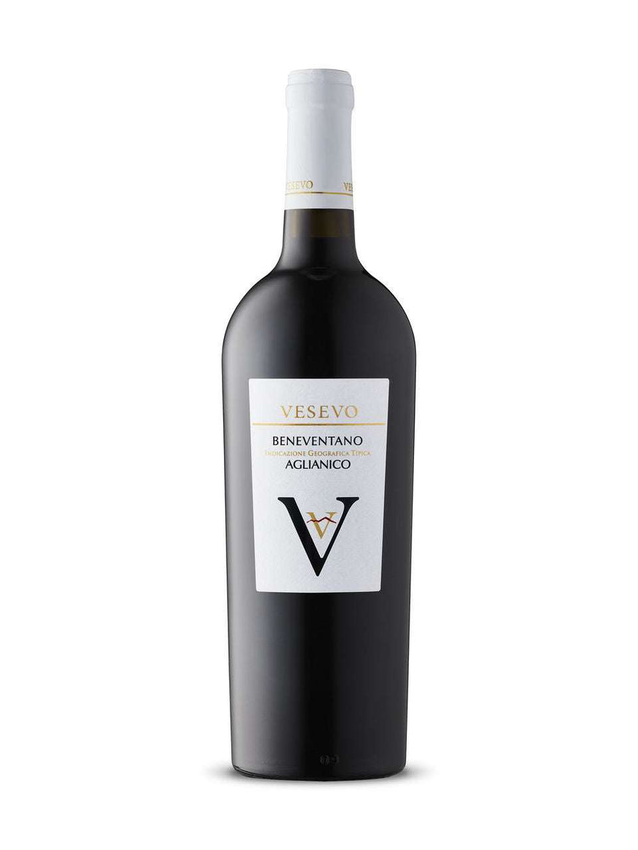 Vesevo Aglianico Beneventano 2022 750ML Italian red wine bottle with rich black cherry and spice notes