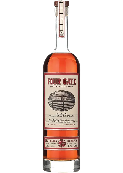 Four Gate Split Stave Bourbon Whiskey 750 ML
