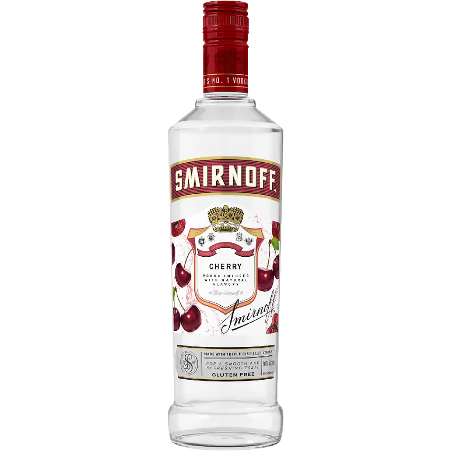 Smirnoff Vodka Cherry Flavored 60 750 ML