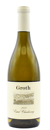 Groth Estate Chardonnay 2023 750 ML bottle showcasing Napa Valley white wine with elegant, balanced flavors and creamy texture.