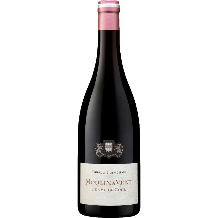 Bottle of Thibault Liger Belair Moulin a Vent Champ Coeur 2020 French red wine 750ml