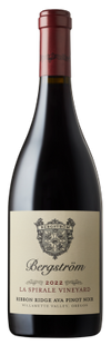Bergstrom Winery Pinot Noir La Spirale 2022 750ml bottle from Oregon with elegant red wine and refined flavors
