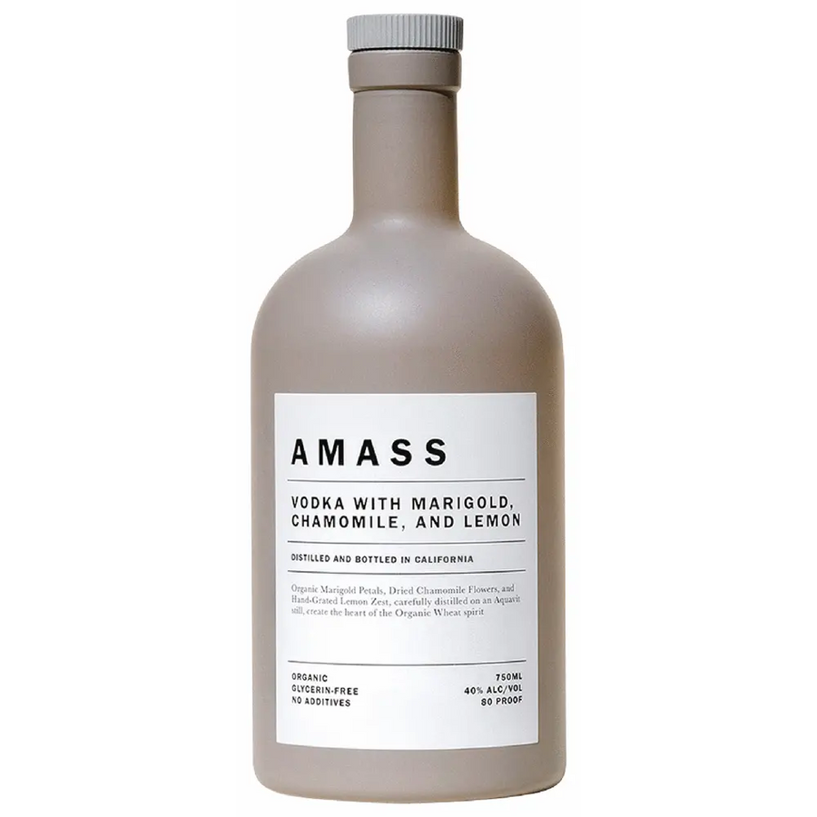 AMASS Vodka Specialty With Marigold Chamomile & Lemon Zest Copenhagen 750 ML