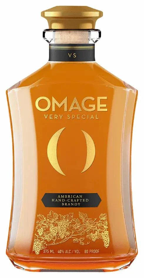 Omage Brandy Vs 80 750 ML premium grape brandy bottle with smooth rich flavor and elegant character