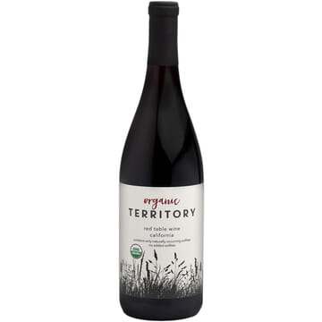 Bottle of Frey Organic Territory Red 750 ML organic red wine with cherry and plum aromas