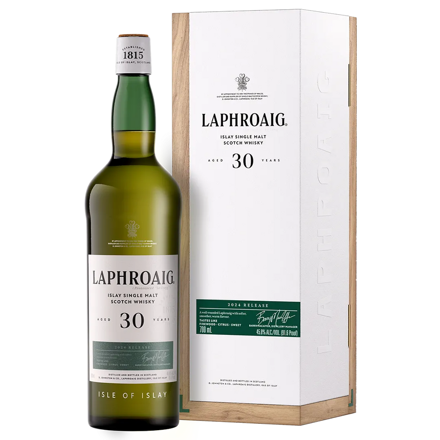 Laphroaig Single Malt Scotch 30 Yr 91.6 700 ML