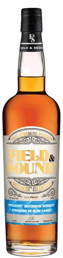 Field and Sound Recherche Collection Cask Strength Straight Bourbon Whiskey Finished In Rum Casks 750 ML