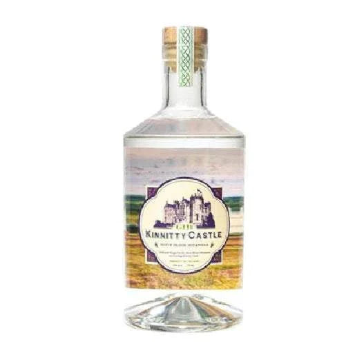 Kinnitty Castle Silver Bloom Botanical Gin 750 ML bottle showcasing premium Irish gin with floral botanicals and elegant design