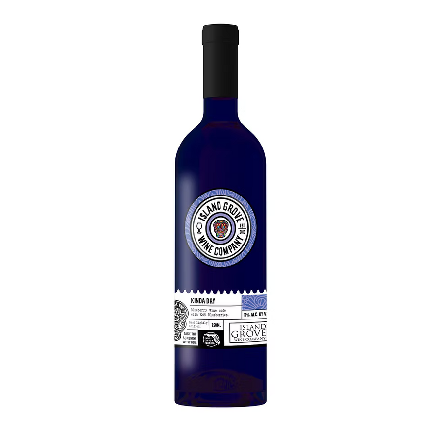 Island Grove Kinda Dry Blueberry 750 ML