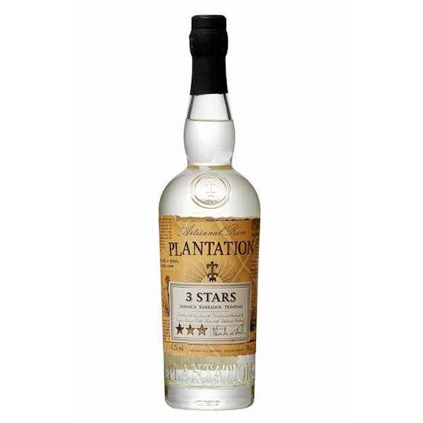 Planteray Light Rum 3 Stars 82.4 1.75L bottle showing premium Caribbean rum blend for cocktails