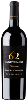 San Marzano Primitivo Di Manduria Anniversario 62 Riserva 2018 750 ML