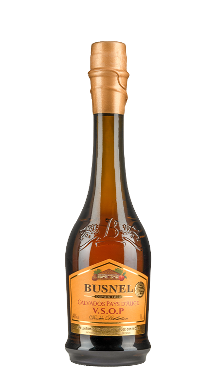 Busnel Calvados Pays D'auge VSOP 80 700 ML French apple brandy bottle