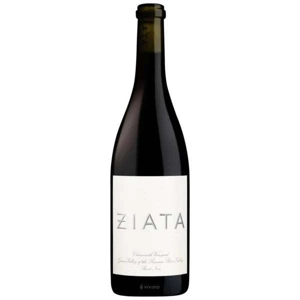 Ziata Pinot Noir Green Valley Russian River Valley 2022 bottle showcasing premium California red wine