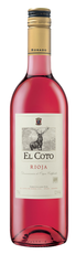 Bottle of El Coto Rioja Rosado 750 ML Spanish rosé wine with pink hue and fresh fruit notes