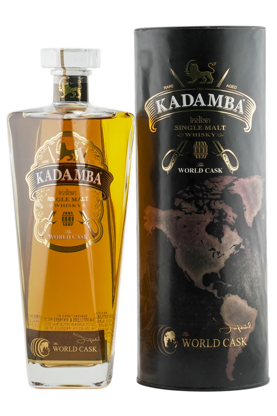 Kadamba World Cask Indian Single Malt Whisky 750 ML