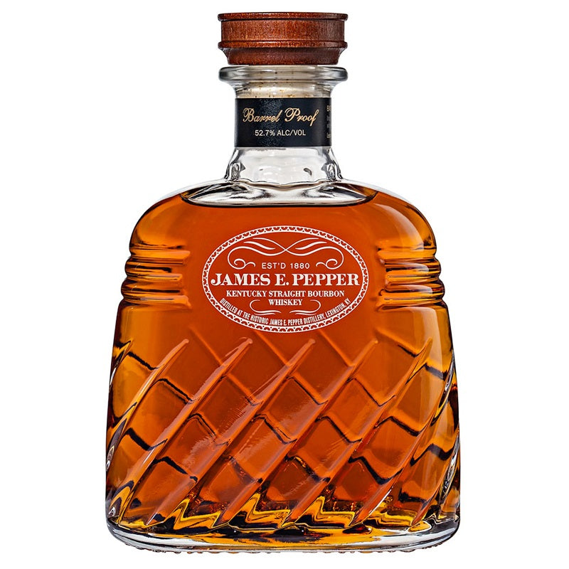 James E. Pepper Barrel Proof Straight Bourbon Whiskey 114.4 Proof 750 ML