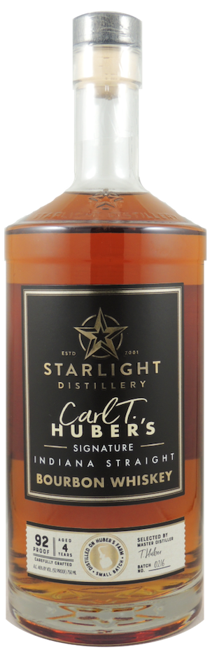 Starlight Distillery Huber’s Starlight Carl T. Bourbon Whiskey 750 ML
