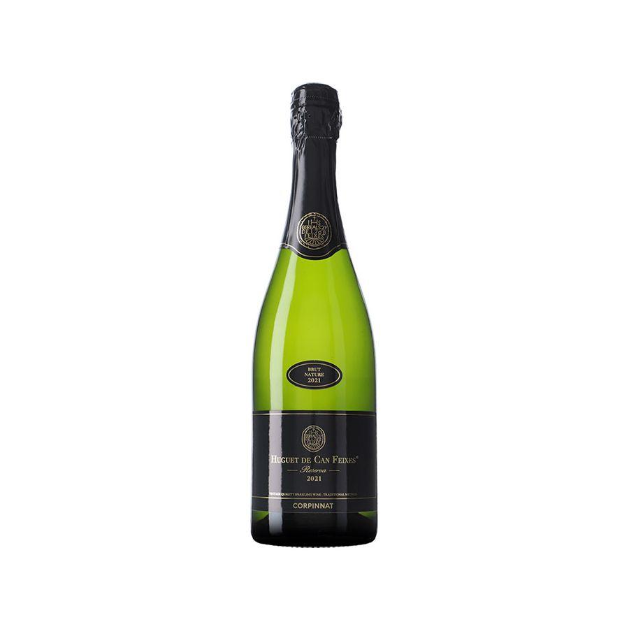 Huguet de Can Feixes Huguet Brut Nature Corpinnat Penedes 2021 750 ML