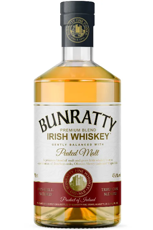 Bunratty Peated Malt Irish Whiskey 750 ML