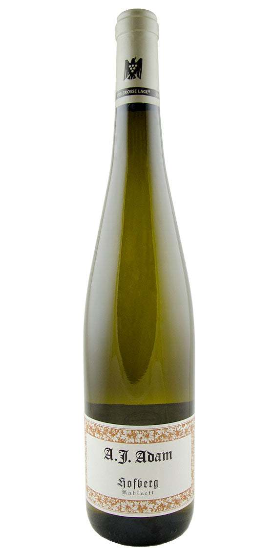 Riesling A.J. Adam Kabinett Dhroner Hofberg 2018 750 ML Buy Now Online