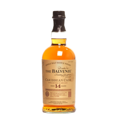 The Balvenie 14 Year Old Caribbean Cask Single Malt Scotch Whisky 750 ML bottle