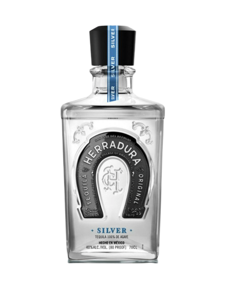 Herradura Silver Tequila 1L bottle premium 100% blue agave smooth crisp spirit
