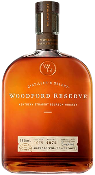 Woodford Reserve Kentucky Straight Bourbon Whiskey 90.4 Proof 750 ML bottle