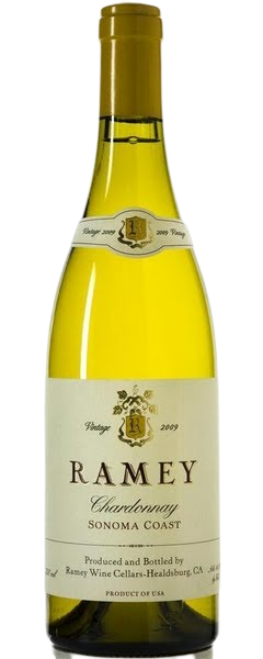 Ramey Chardonnay Sonoma Coast 2019 750 ML California white wine bottle