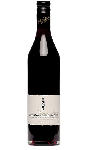 Giffard Cassis Noir de Bourgogne 750 ML bottle – French blackcurrant liqueur front view