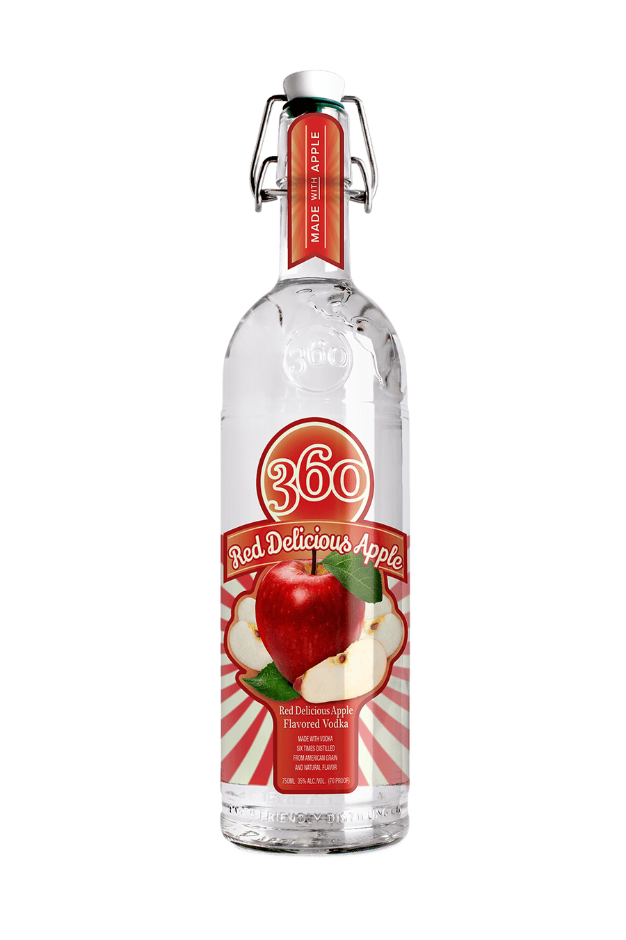360 Red Delicious Apple Vodka 750 ML