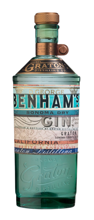 Benham s Sonoma Dry Gin 750 ML | Bold & Aromatic Craft Gin