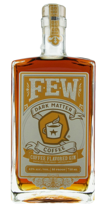 Few Spirits Dark Matter Coffee Flavored Gin 750 ML bottle with rich coffee and gin flavor.