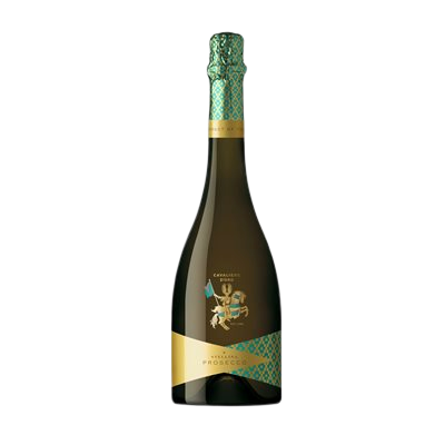 Cavaliere d'Oro Prosecco 750 ML Italian sparkling wine bottle with elegant design