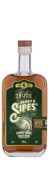 Hard Truth 4 Years Old Henry A Sipes' Double Oaked Smoked Barrel Straight Rye Whiskey 750 ML