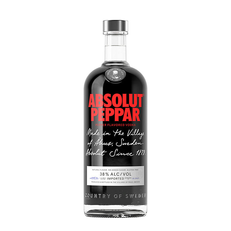 Absolut Chili Pepper Flavored Vodka Peppar 76 1 L