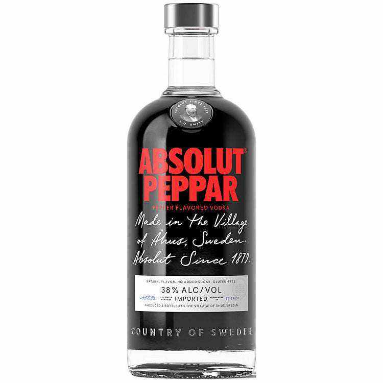 Absolut Chili Pepper Flavored Vodka Peppar 76 1 L