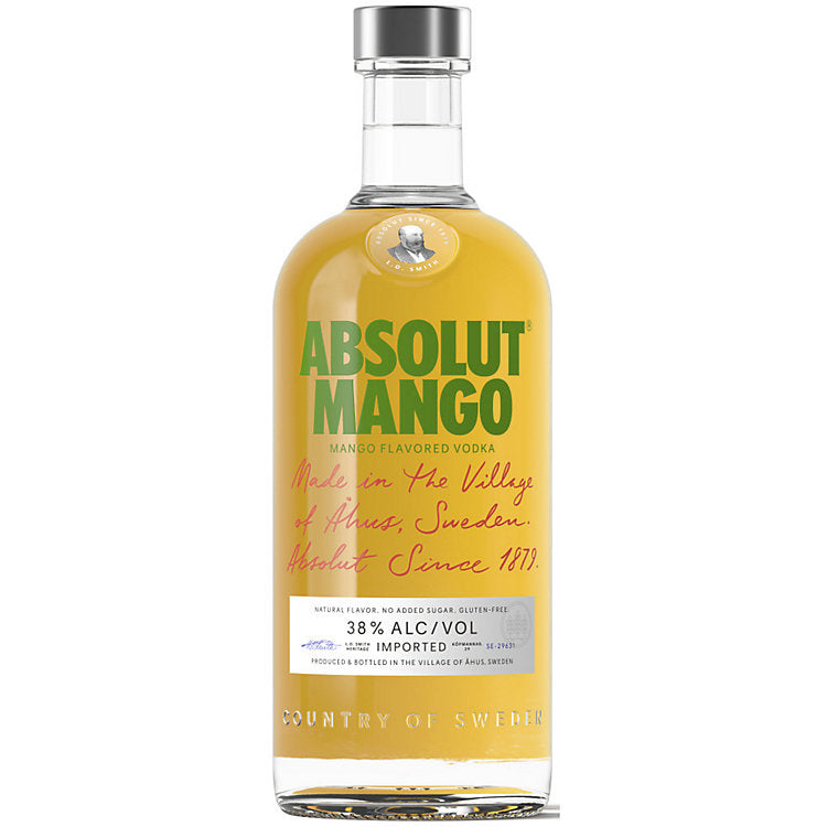Absolut Mango Flavored Vodka 76 750 ML