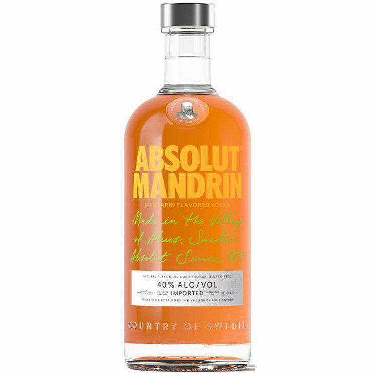 Absolut Orange Flavored Vodka Mandrin 80 750 ML