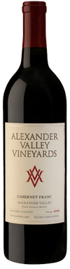 Alexander Valley Vineyards Cabernet Franc Wetzel Family Estate 750 ML