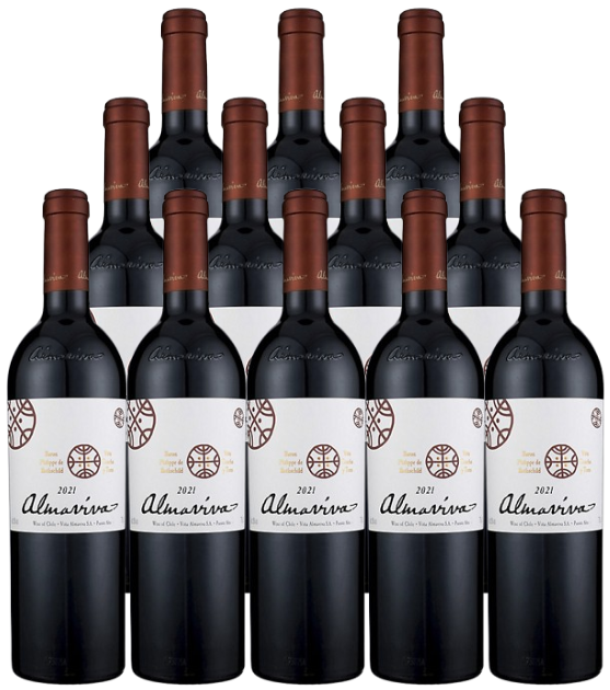 Almaviva Red Wine Puente Alto 2021 750 ML (12 Bottles)