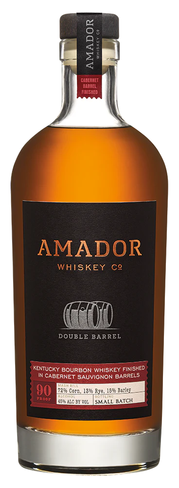 Amador Whiskey Co. Bourbon Double Barrel Cabernet Barrel Finished 90 750 ML