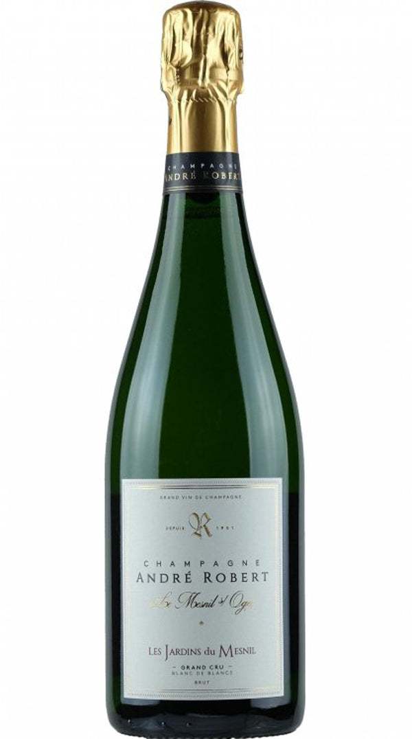 Andre Robert Champagne Extra Brut Blanc De Blancs Les Jardins Du Mesnil Grand Cru 750 ML