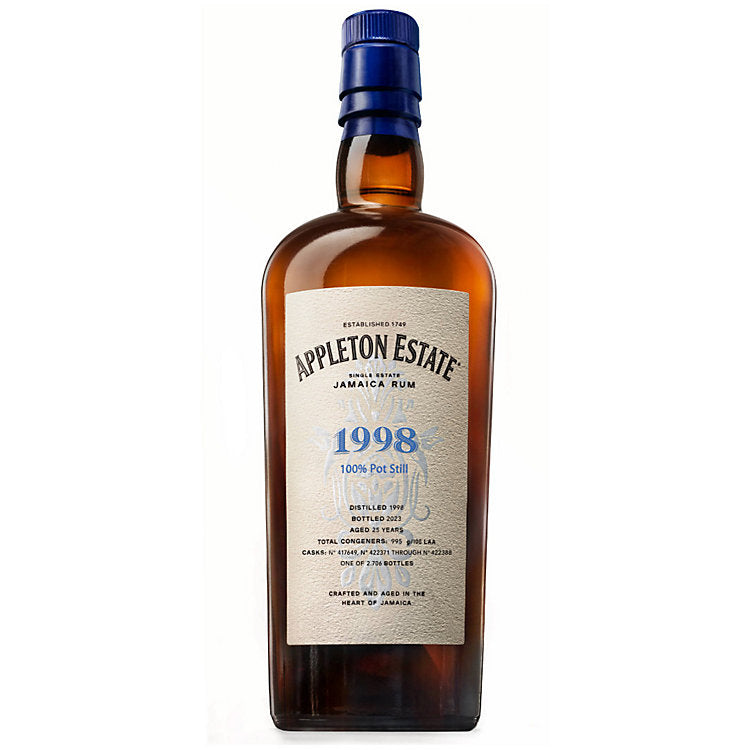 Appleton Estate Gold Rum 1998 Single Estate Hearts Collection 25 Yr 126 750 ML