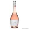 Bottle of Arinzano A De Arinzano Rose 2020 750 ML with pale pink wine