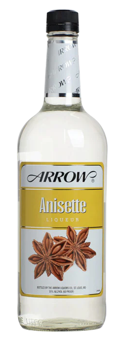 Arrow Anisette Liqueur 1L bottle clear sweet aniseed flavored spirit