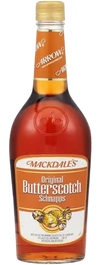 Arrow Mackdales Original Butterscotch Schnapps 1 L bottle on white background